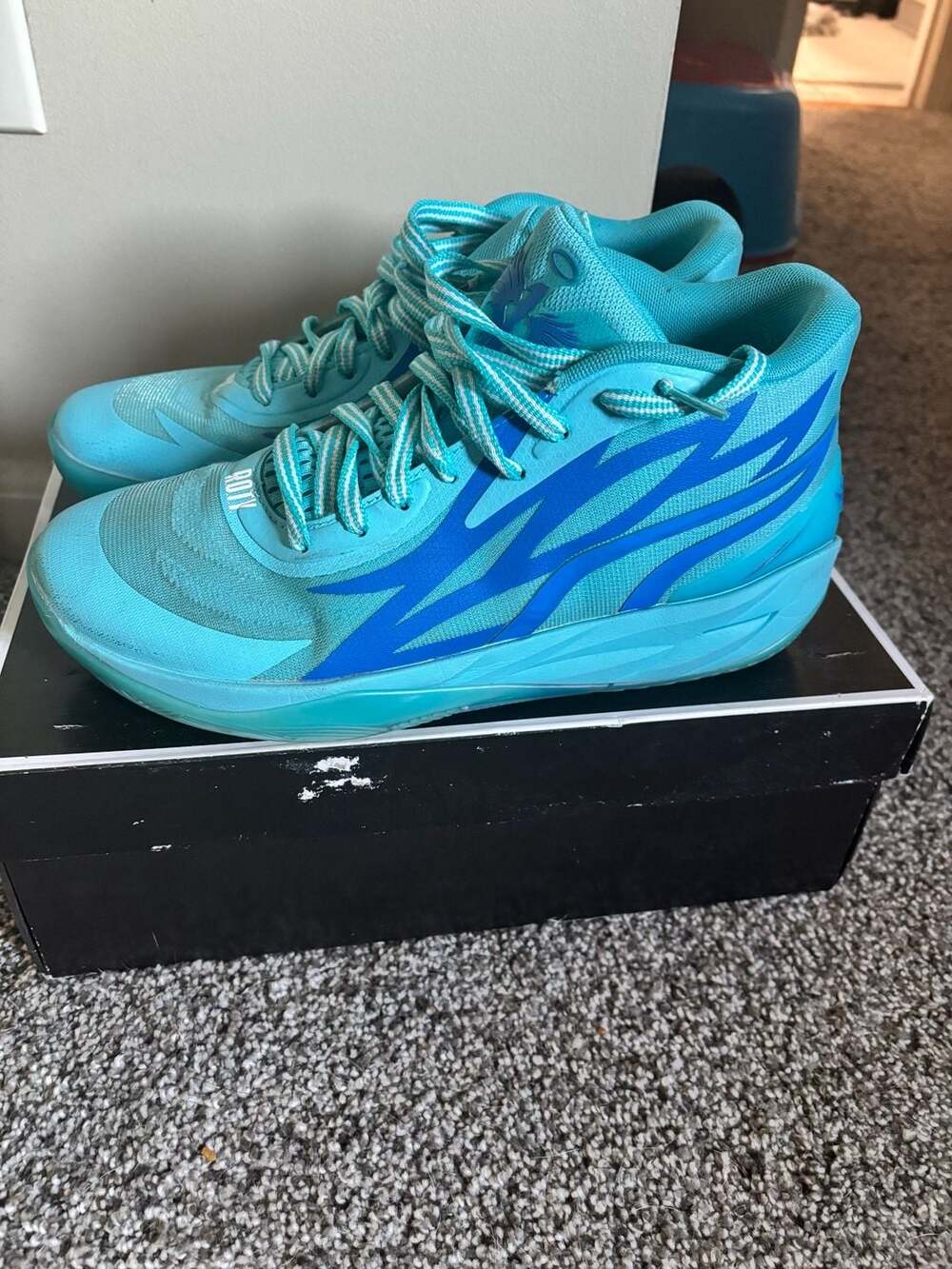 Puma MB.02 ROTY Rookie of the Year Size 9 Basketball Shoes Blue